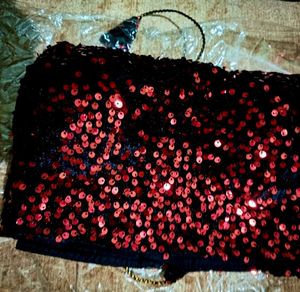Sparkling Sequin velvet Blouse