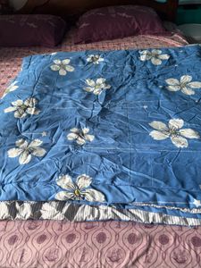 Blue Floral Comforter Bedding