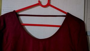 "Ginger By Lifestyle" Maroon Top With Freebie