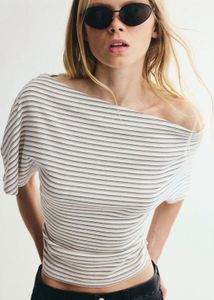 Striped Off-Shoulder Top