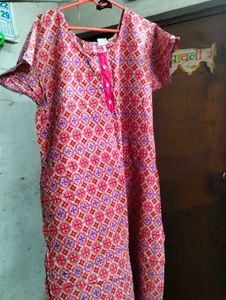 Comfortable Printed kurta and leggins.