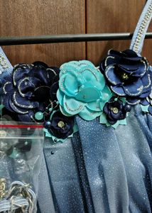 Sparkling Blue Party Dress