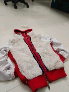 OG Vintage Y2K Abercrombie &amp; Fitch Red Sherpa-Line