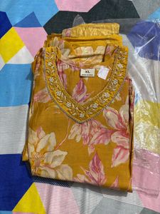New Kurti pant set with Dupatta