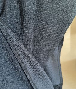 Stylish Black Textured Skirt