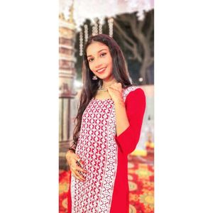 Rose Pink Kurta With Mirrors💖