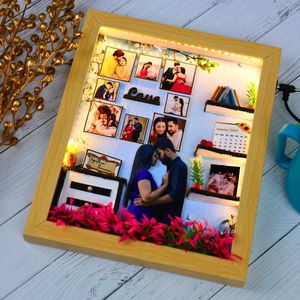 Personalized Photo Frame with Lights
