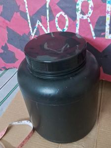 Black Supplement Container
