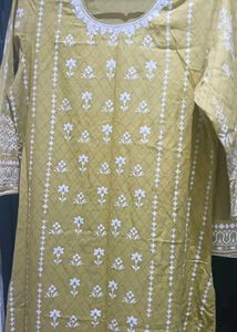 Yellow Kurta Set with plaazo