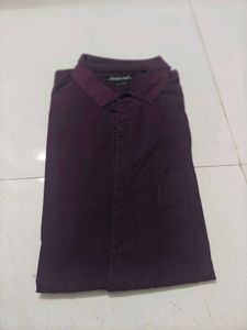 Men's Casual Purple Shirt