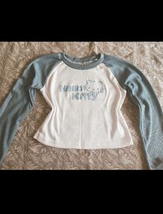 Y2K Hello Kitty Raglan Long Sleeve