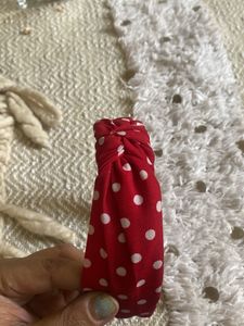 Red Polka Dot Headband