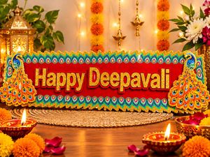 Happy Deepavali Decorative Sign
