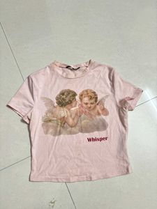 2 piece Cute  Cherub Graphic T-Shirt