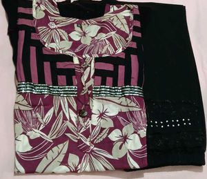 Floral Print Kurta Set
