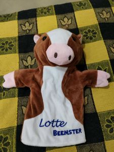 Cute Cow Hand Puppet Toy