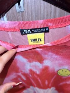 Zara Limited Edition Pink Top
