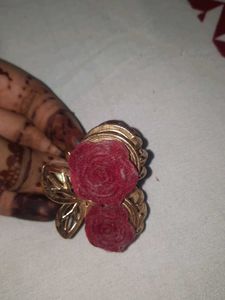 Vintage Rose Claw clip