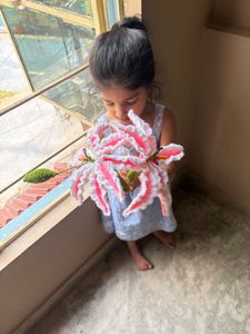 Handmade Crochet Flower Toy