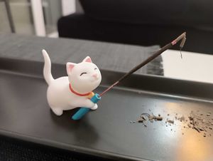 Cute Cat Incense Holder Figurine 3d printed