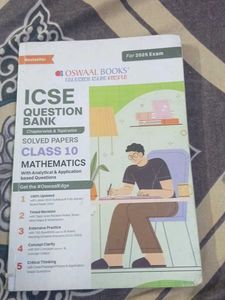 ICSE 2025 self Help And question banks class X