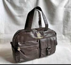100% authentic  Leather Converse Duffle Bag