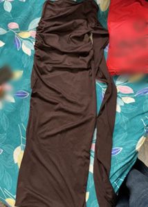 Elegant Ruched Maxi Dress