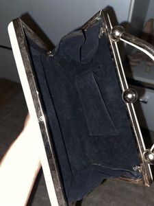 Vintage Cream Clutch Bag