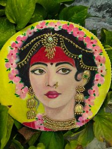 Handcrafted maa rukmini Painting