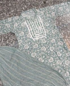 Floral Print Kurta with Pants