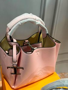 Tods Chic Pink Textured Handbag