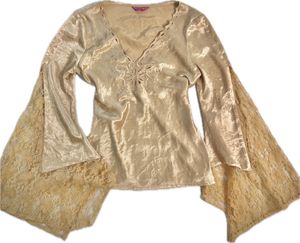 Sparkly Bell Sleeve Blouse fairy top