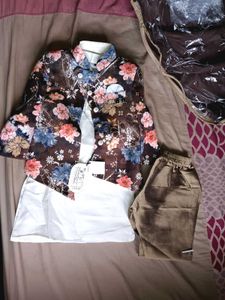 Floral Print sherwani