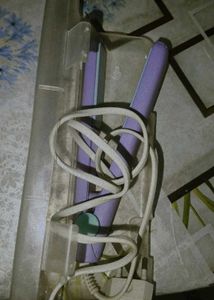 Purple Hair Straightener with Case