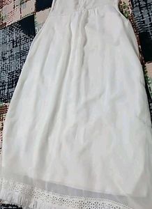 Elegant White Lace Dress