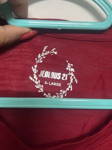 Red "I Came Here To Conquer" T-Shirt
