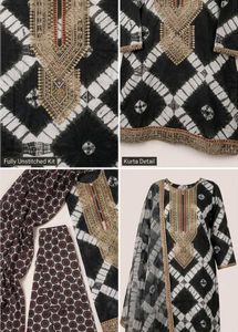 Embroidered Kurta Set with Dupatta