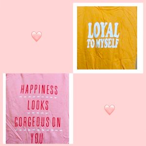 Set Of 2 Brand New T Shirt With Beautiful Colours