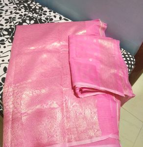 Pure Cotton Weave Silk Dhakai Jamdani Saree With Blouse Piece