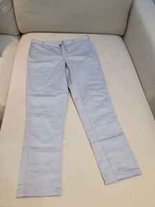 Light Blue Casual Pants