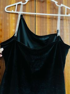 Black Side Slit Dress