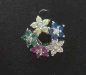 Cute Floral Rainbow Earrings SS925