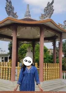 Elegant Blue Printed Kurta