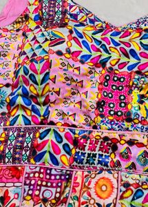 Vibrant Patchwork Blouse