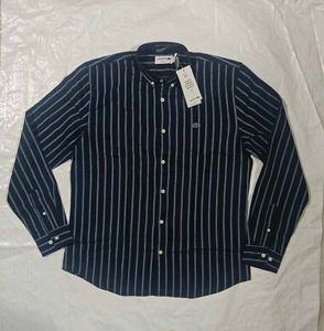 Lacoste Men's Striped Button-Down Shirt