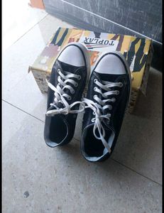 Classic Black Sneakers