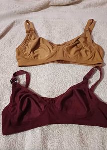 Pack of 2 Breathable Cotton Feeding Bra for Women