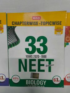 NEET 33 Years PYQ Book Set