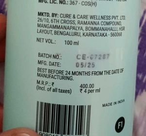 Cureskin Gentle Cleanse Face Wash
