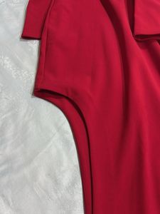 Zara Chic Red Asymmetrical Dress